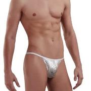 Doreanse Men G-string Sølv polyester X-Large Herre