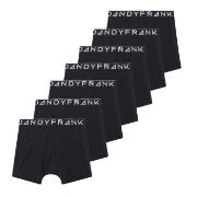 Frank Dandy 7P Solid Tencel Boxers Svart lyocell Large Herre