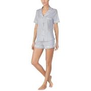 DKNY New Signature Short Pyjama Set Grå X-Small Dame