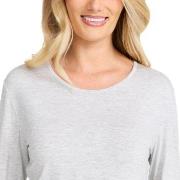 Damella Bamboo Long Sleeve Top Grå Bambus XX-Large Dame