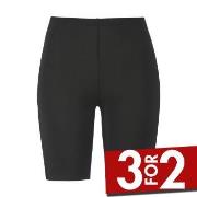 Damella Truser Bamboo Shorts Svart Bambus Small Dame