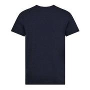 Dovre O Neck T Shirt Marine Small Herre