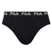 FILA Cotton Brief Svart bomull Large Herre