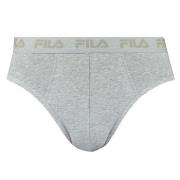 FILA Cotton Brief Grå bomull Large Herre