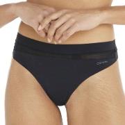 Calvin Klein Truser Infinite Flex Thong Svart Small Dame