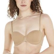 Calvin Klein BH Strapless Lined Bra Beige E 70 Dame