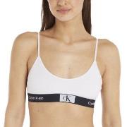 Calvin Klein BH CK96 Unlined Bralette Hvit bomull X-Small Dame