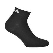 FILA Strømper 3P Quarter Plain Socks Svart Str 39/42