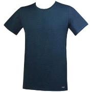 FILA Round Neck T-Shirt Navy bomull X-Large Herre