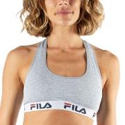 FILA BH Urban Women Sports Bra Grå bomull Large Dame