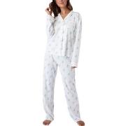 PJ Salvage Playful Prints Long Pyjamas Hvit Mønster X-Large Dame