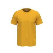 Stedman 4P Comfort Men T-shirt Sennepsgul bomull Small Herre