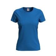 Stedman Comfort-T Crew Neck T-shirt Royalblå bomull Small Dame