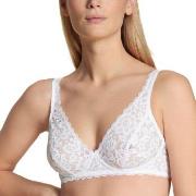 Calida BH Natural Comfort Lace Soft Bra Hvit polyamid A 75 Dame