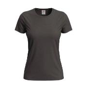 Stedman Classic Women T-shirt Mørkbrun  bomull Medium Dame