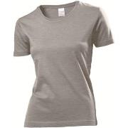 Stedman Classic Women T-shirt Mørkgrå  bomull X-Small Dame