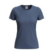 Stedman Classic Women T-shirt Denimblå bomull XX-Large Dame