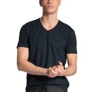 Calida Remix Basic V-Neck T-shirt Mørkblå bomull Medium Herre