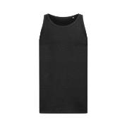 Stedman Tank Top For Men Svart bomull X-Large Herre