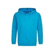 Stedman Hooded Sweatshirt Unisex Blå bomull Small