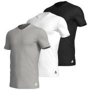 adidas 3P Active Flex Cotton V-Neck T-Shirt Mixed bomull Medium Herre