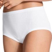 Calida Truser 2P Iconics Midi Brief Hvit bomull 44 Dame