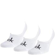 Calvin Klein Strømper 3P Albert Logo Liner Socks Hvit Str 40/46 Herre