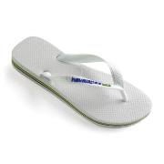 Havaianas Brasil Logo Hvit Str 39/40