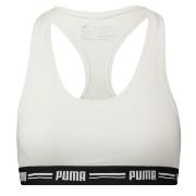 Puma BH Iconic Racer Back Bra Hvit Medium Dame
