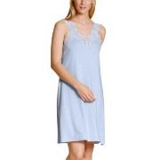 Calida Elegant Dreams V-neck Nightdress Lysblå modal X-Small Dame