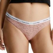 Calvin Klein Truser Lace Bikini Brief Lysrosa polyamid Small Dame