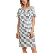 Calida Circular Sleep Nightdress Hvit/Marine tencel XX-Small Dame