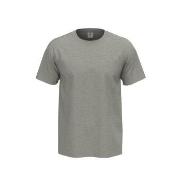 Stedman 4P Comfort Men T-shirt Lysgrå bomull X-Large Herre