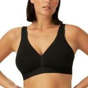 NATURANA BH Athleisure Soft Bra Svart bomull C 105 Dame