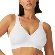 NATURANA BH Athleisure Soft Bra Hvit bomull C 85 Dame