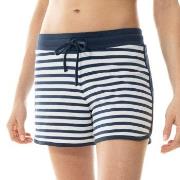 Mey Cyra Shorts Hvit/Marine Large Dame