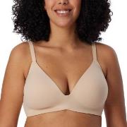 Schiesser BH Invisible Soft Bra With Underwired Bra Beige B 75 Dame