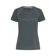 Stedman Active 140 Women Team Raglan Mørkgrå  polyester X-Large Dame