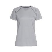 Stedman Active 140 Women Team Raglan Sølvgrå polyester Small Dame