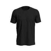 Stedman Unisex Lux T Svart bomull 3XL