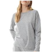 Mey Yona Long-sleeve T-shirt Grå Large Dame