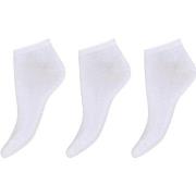 Decoy Strømper 3P Cotton Sneaker Socks Hvit Strl 37/41 Dame