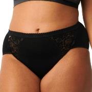 Sloggi Truser 2P Chic Midi Briefs Svart bomull 44 Dame