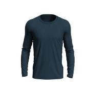 Stedman Morgan Long Sleeve Marine bomull Large Herre