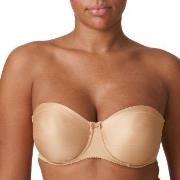 PrimaDonna BH Satin Non Padded Strapless Bra Beige D 70 Dame