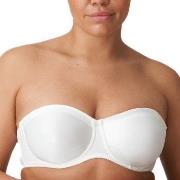 PrimaDonna BH Satin Non Padded Strapless Bra Benhvit G 70 Dame