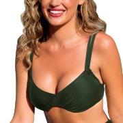 Wiki Basic Adjustable Bikini Top Mørkgrørnn  D 70 Dame