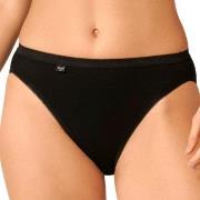 Sloggi Truser 2P Basic Plus Tai Briefs Svart bomull 46 Dame