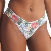 Hanky Panky Truser 3P Printed Low Rise Thong Rosa Mønster nylon One Si...