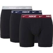 Nike 9P Everyday Essentials Cotton Stretch Boxer D1 Svart/Rød bomull L...